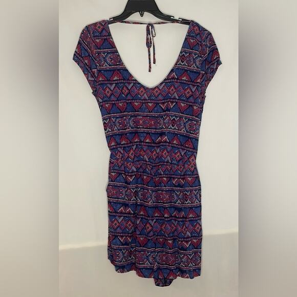 Hollister blue printed romper - Picture 2 of 6